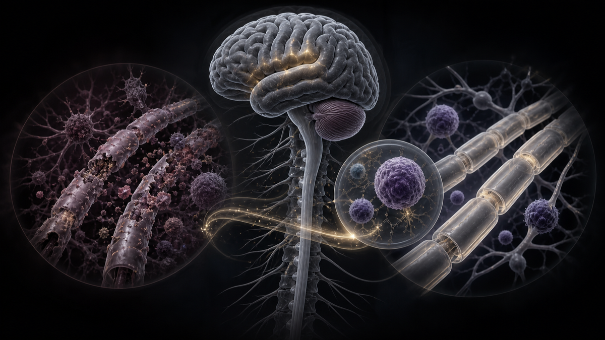 Original medical illustration for: Natalizumab Treatment for Multiple Sclerosis: How Risk Monitoring Reduced PML Complications in France