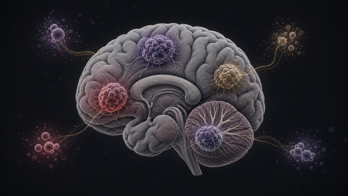 Original medical illustration for: Understanding Childhood Brain Tumors: New Classifications and Treatments