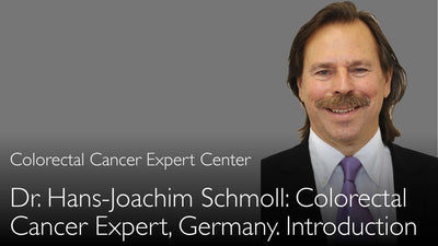 施莫尔博士（Dr. Hans-Joachim Schmoll），结直肠癌领域专家。个人简介如下：