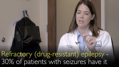 难治性癫痫。约30%的癫痫患者存在药物难治性癫痫（drug-resistant epilepsy，DRE）。